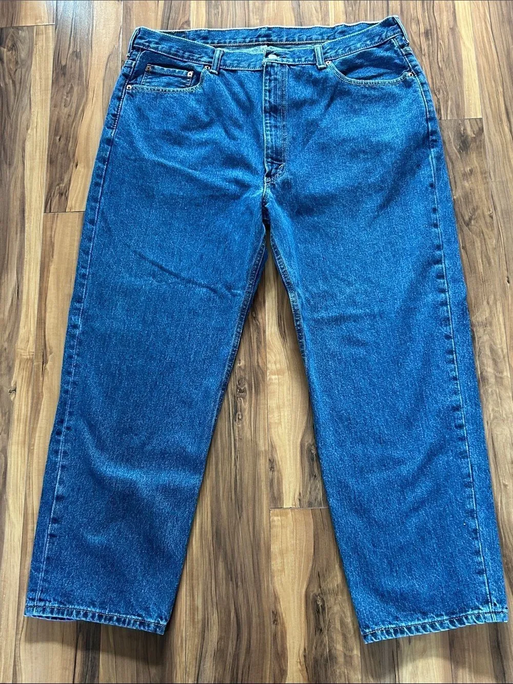 Levi's Men’s 550 Relaxed Fit Blue Denim Jeans 42 x 30
